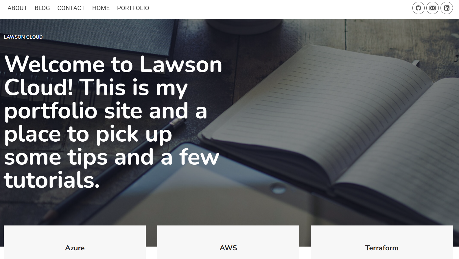 Home Page of the LawsonCloud site